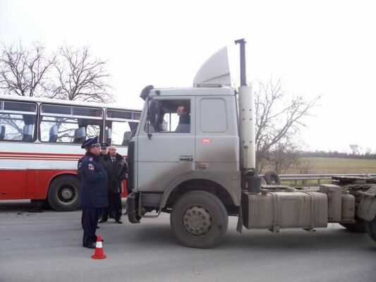 Автоперевозчики перекрыли трассу Одесса - Киев