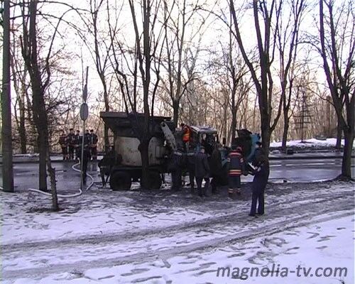 В центральной части города взорвался "ЗИЛ"