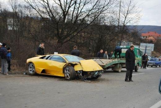 В аварии Lamborghini Murcielago участвовал сын главы КС