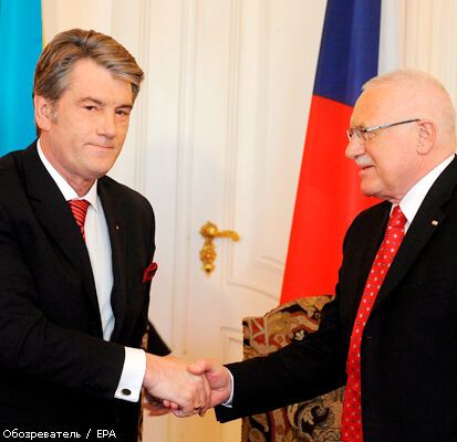 Гарант благодарен Чехии за поддержку Украины