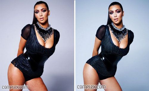 Ким Кардашьян целлюлит не прячет