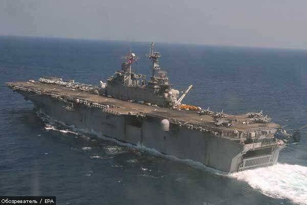 Военные корабли США стартовали в направлении КНДР