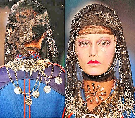 John Galliano на Паризькому Тижні моди: фрагменти нарядів