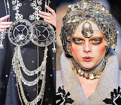 John Galliano на Паризькому Тижні моди: фрагменти нарядів