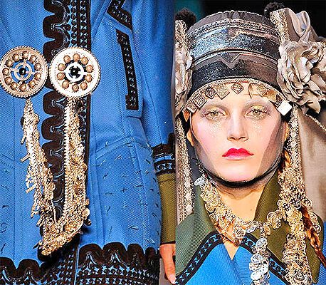 John Galliano на Паризькому Тижні моди: фрагменти нарядів