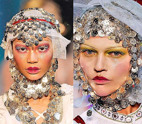 John Galliano на Паризькому Тижні моди: фрагменти нарядів