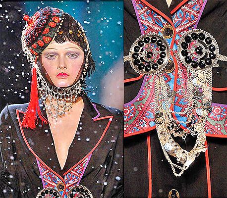 John Galliano на Паризькому Тижні моди: фрагменти нарядів
