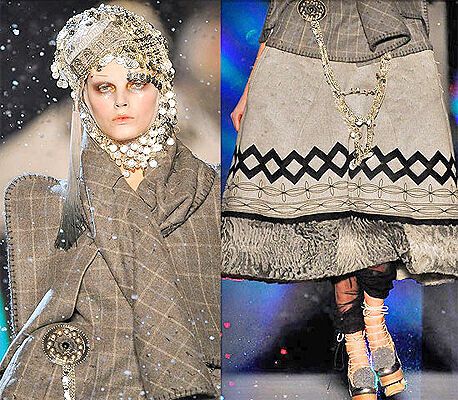 John Galliano на Паризькому Тижні моди: фрагменти нарядів