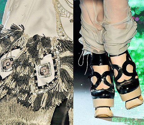 John Galliano на Паризькому Тижні моди: фрагменти нарядів