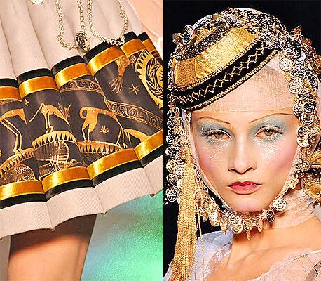John Galliano на Паризькому Тижні моди: фрагменти нарядів