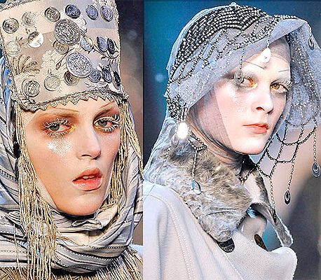 John Galliano на Паризькому Тижні моди: фрагменти нарядів