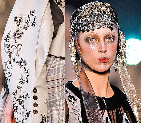 John Galliano на Паризькому Тижні моди: фрагменти нарядів