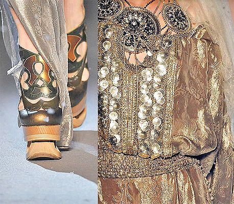 John Galliano на Паризькому Тижні моди: фрагменти нарядів