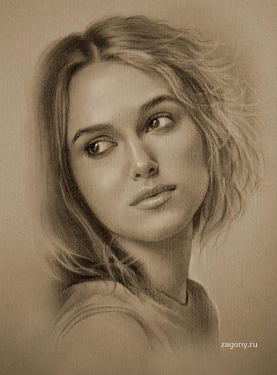 Голливудские звезды - портреты карандашом