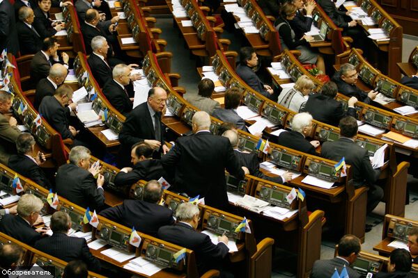 Рада выполняет проект ПР и БЮТ