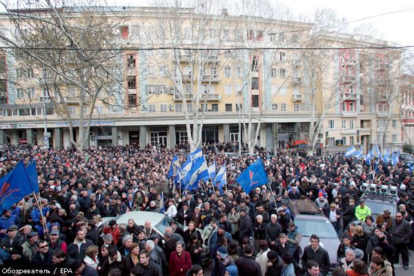 В Тбилиси  избили активистов оппозиции