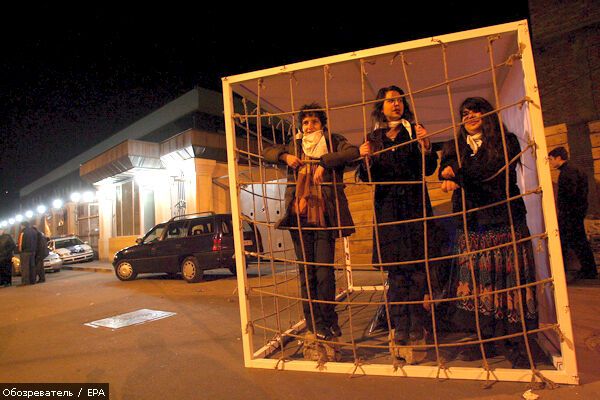 В Тбилиси  избили активистов оппозиции