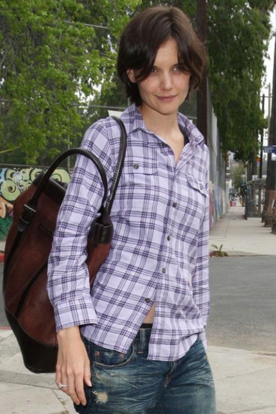 Кэти Холмс косит под пацана