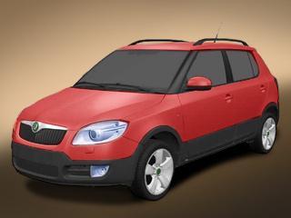 Хэтчбек Skoda Fabia оброс внедорожным обвесом