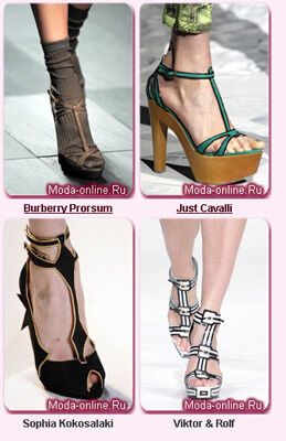 Жіноче взуття Весна-Літо 2009