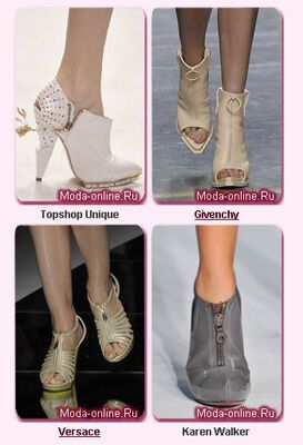 Жіноче взуття Весна-Літо 2009