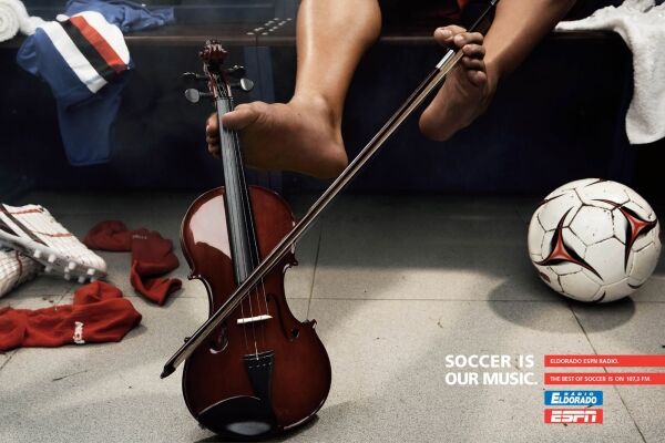 Реклама о тех, для кого футбол как музыка 