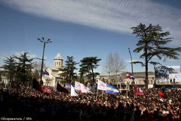 Акції протесту в Грузії будуть масштабнішими і триваліша