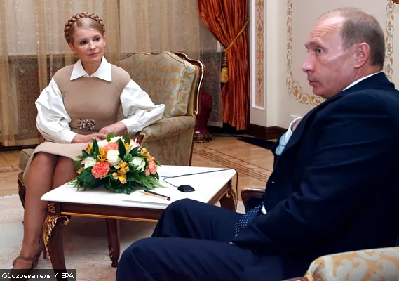 Тимошенко вмовила Путіна на газове рандеву