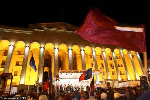 Европе не нравится грузинская оппозиция на улицах