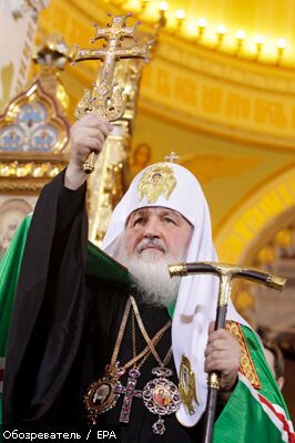 Патриарх напомнил Тимошенко о единении