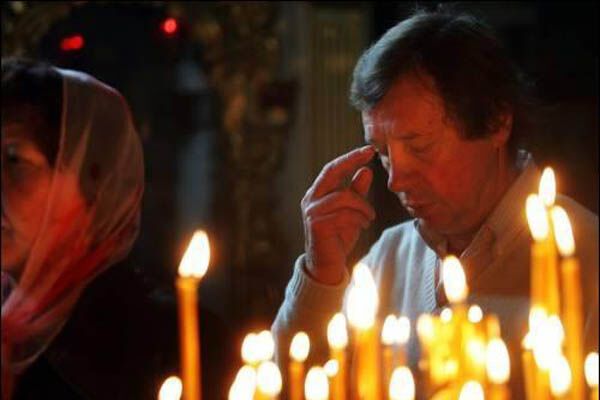 Семин побывал в Лавре перед матчем с "Шахтером" (фото)