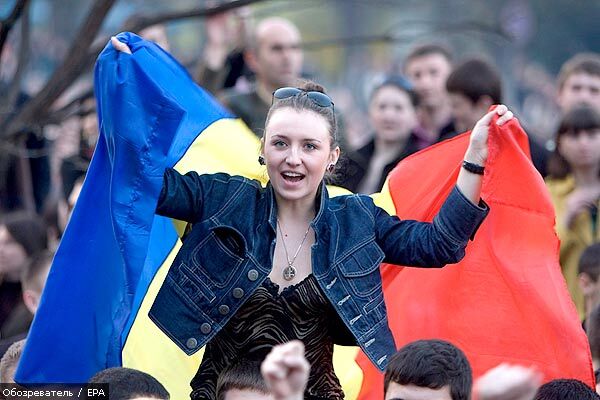 Молдавские демонстранты блокировали центр Кишинева