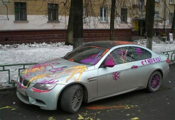 Как жестоко прикольнулись над BMW