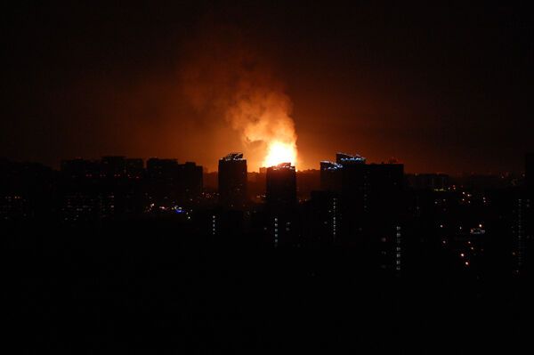 В Москве горит газохранилище. Есть пострадавшие.  ВИДЕО