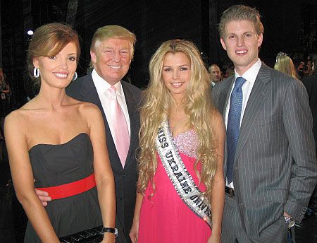 Саша Николаенко с Трампом выбрали красоту по-американски