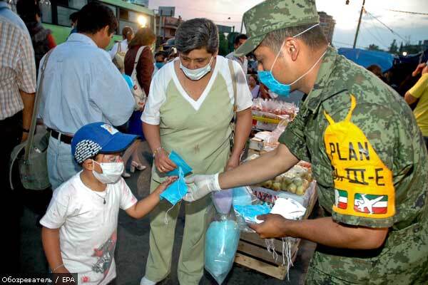 ВООЗ отримала від Мексики штам грипу A/H1N1