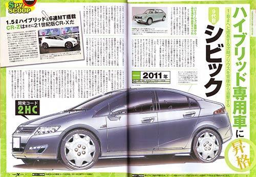 Honda готовит новое поколение Civic