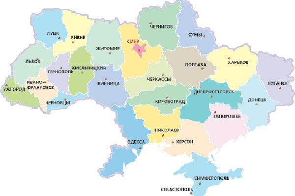 В карту Украины хотят внести коррективы