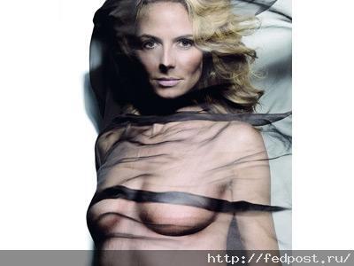 Немецкая фотомодель Хайди Клум лишилась части груди