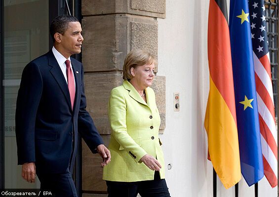 Ющенко зовет на помощь Меркель и Обаму