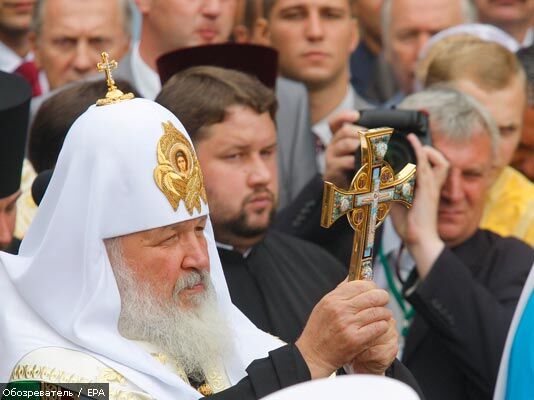 Патріарх Кирило отримав заряд 