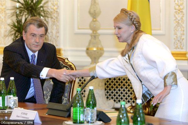 Ющенко розповів про ганьбу Тимошенко