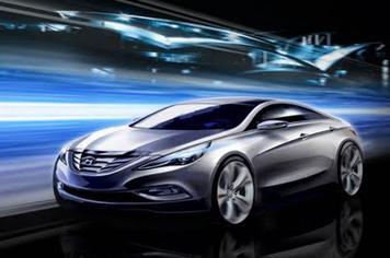 Hyundai представила первые изображения новой Sonata