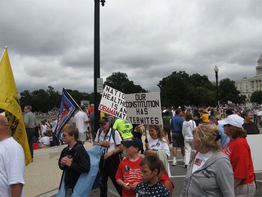 США протестуют против Обамы (ФОТО, ВИДЕО)