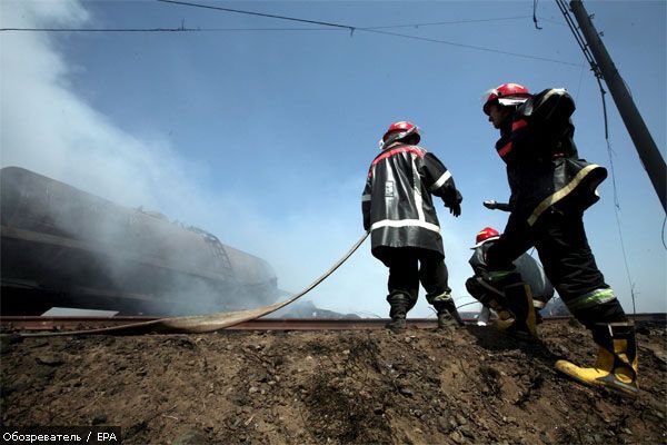 У Грузії вибухнув вагон пасажирського поїзда