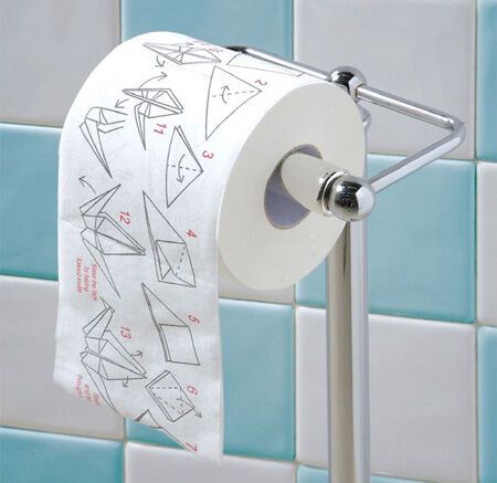 Ну очень креативная туалетная бумага