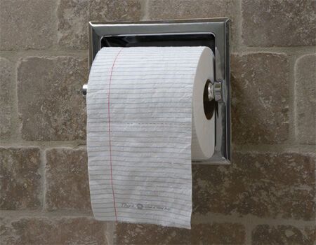 Ну очень креативная туалетная бумага