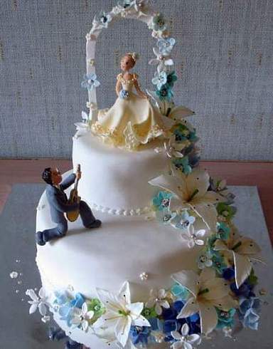 Уникальные свадебные торты