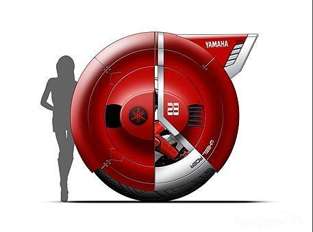Уницикл от Yamaha появился в коммерческих набросках