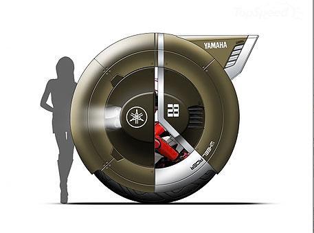Уницикл от Yamaha появился в коммерческих набросках